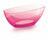 COUBI ORCHID tál rózsaszín átlátszó 36,0 cm
