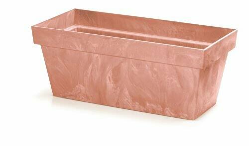 Doboz CUBE CASE BETON EFFECT terrakotta 40cm