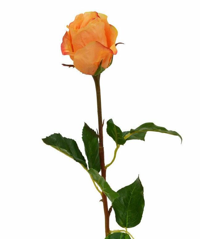 Mesterséges ág Rózsa narancssárga 52 cm