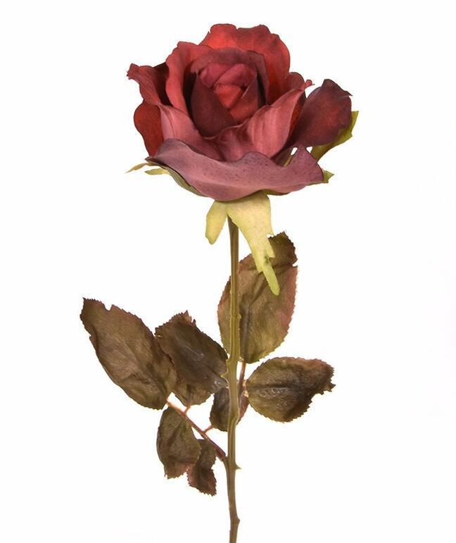 Mesterséges ág Vörös rózsa 60 cm