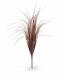 Mesterséges barázdás köteg bordó fűből 80 cm