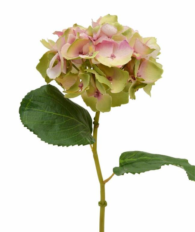Mesterséges hortenzia virág rózsaszín 45 cm