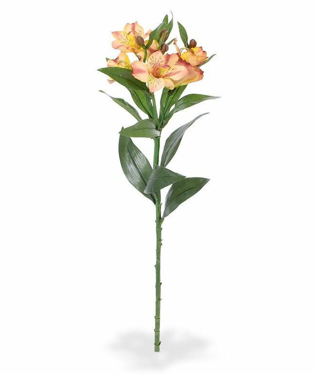 Mesterséges növény Alstroemeria sárga 63 cm