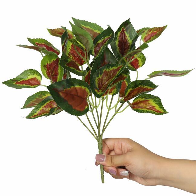 Mesterséges növény bazsalikom vörös 25 cm