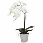 Mesterséges orchidea fehér 65 cm