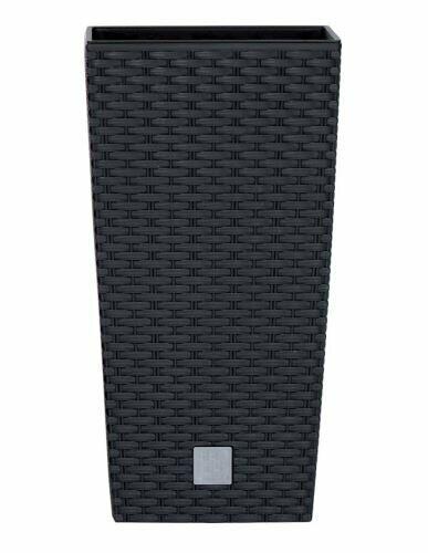 RATO SQUARE virágcserép + antracit betét 28,7 cm