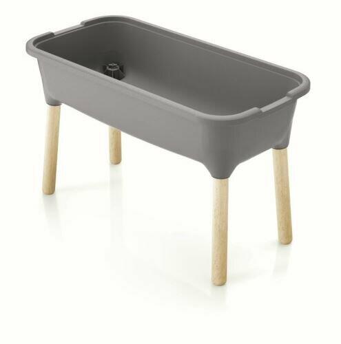 Ültetőgép RESPANA PLANTER WOOD HIGH szürke kő 78cm