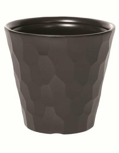 Virágcserép ROCKA umbra 29,3 cm