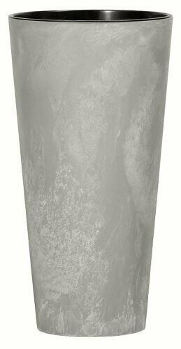 Virágcserép TUBUS SLIM BETON NEW szürke 40cm